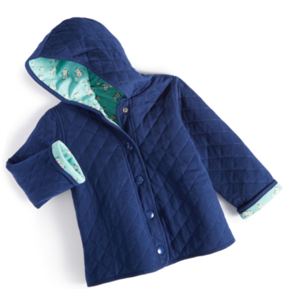 Brand new - reversible navy jacket for 6-9 months old